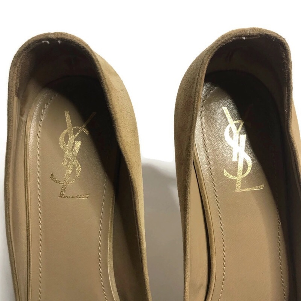 Yves Saint Laurent Palais Platform Peep Toe Heels - Picture 5 of 8
